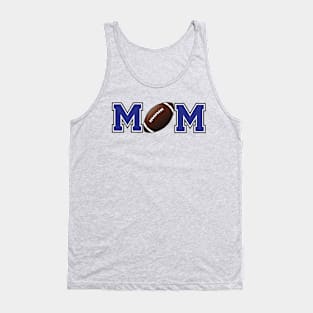 Football Mom Blue Tank Top